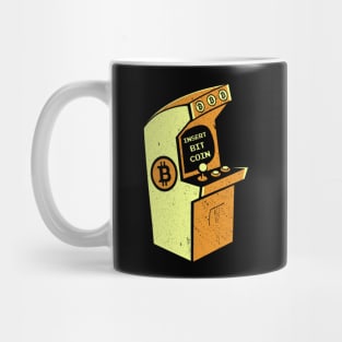 bitcoin arcade video game Mug